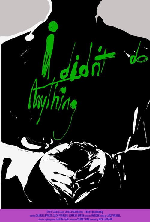 i didn't do anything