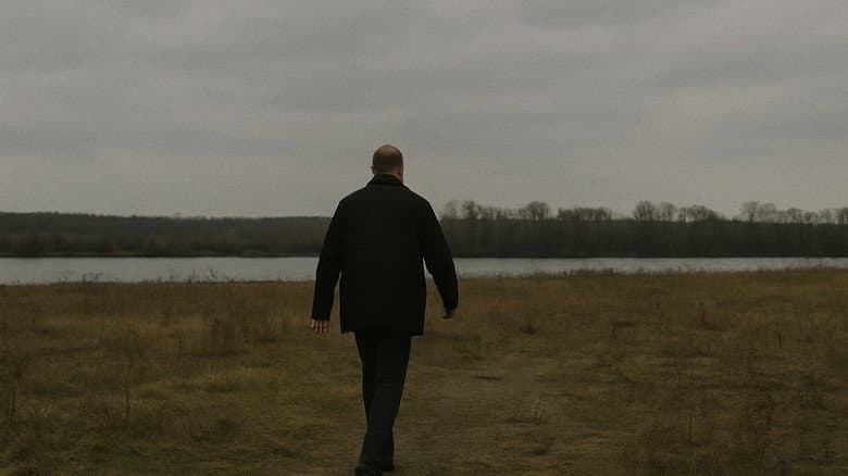 The Man Walking to the River