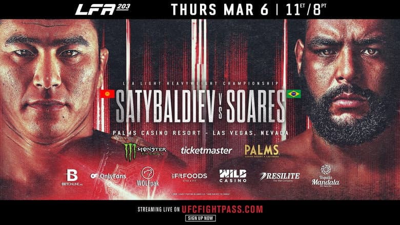 LFA 203: Satybaldiev vs. Soares